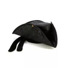 Adult Black Pirate Hat at Spencer's
