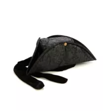 Adult Black Pirate Hat at Spencer's