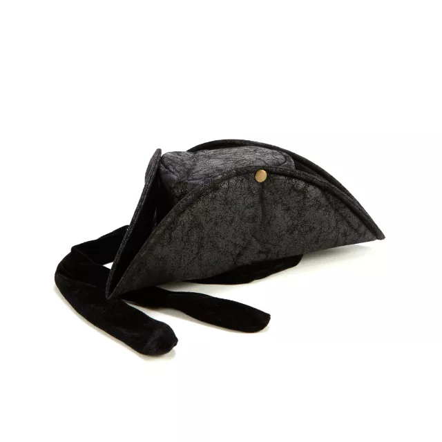 Adult Black Pirate Hat at Spencer's