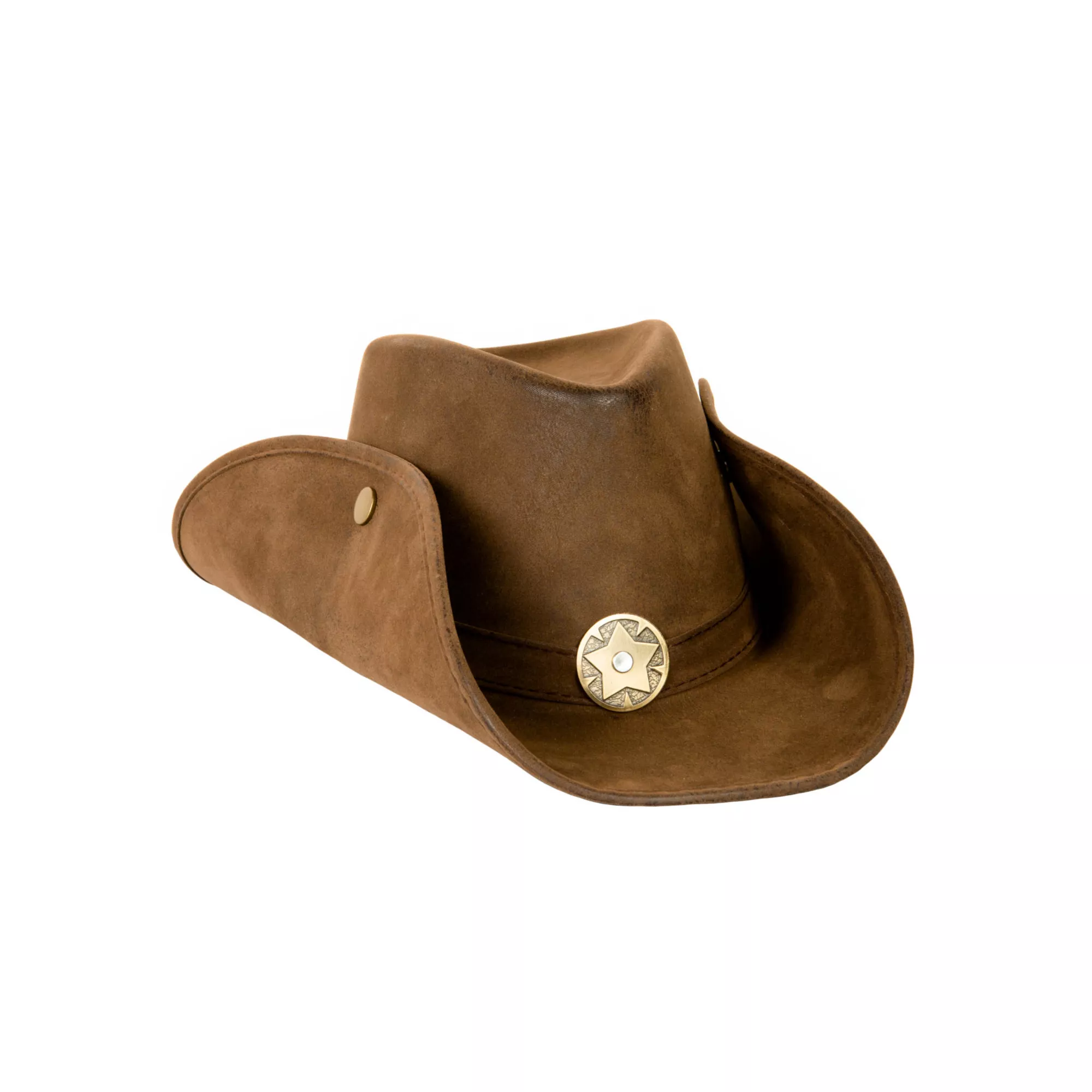Brown Sheriff Cowboy Hat Deluxe at Spencer's