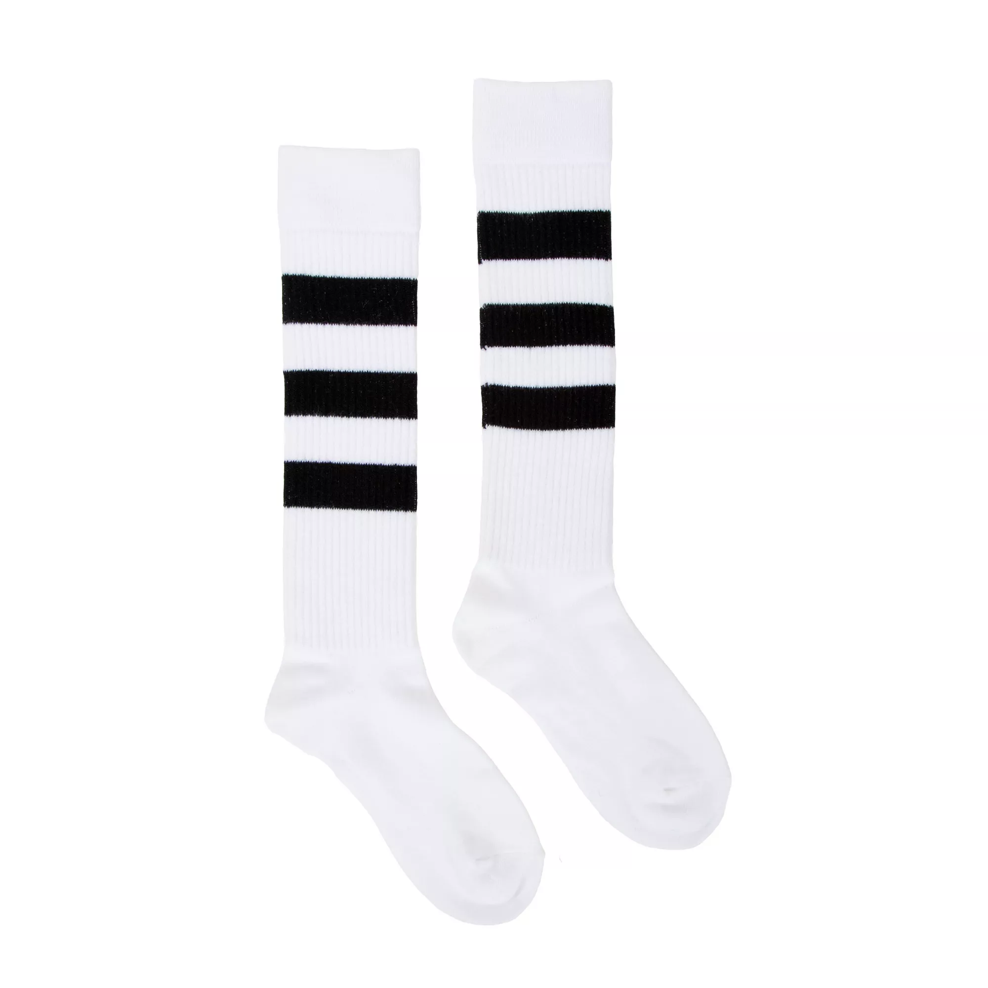 Black And White Athletic Knee High Socks at Spirit Halloween