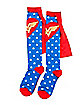 Caped Stars Wonder Woman Socks - DC Comics