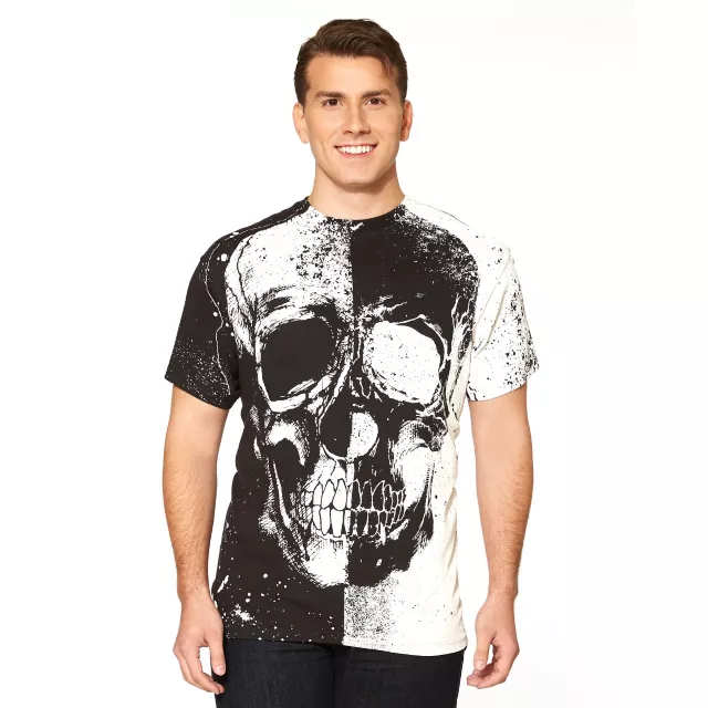 Adult Skull Head T Shirt at Spirit Halloween