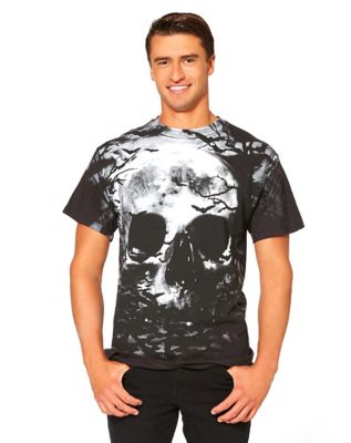 Adult Bat Skull T Shirt - Spirithalloween.com