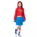 Wonder Woman Caped Girls Dress at Spirit Halloween