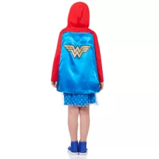 Wonder Woman Caped Girls Dress at Spirit Halloween