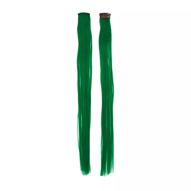 Neon Green Hair Extensions at Spirit Halloween