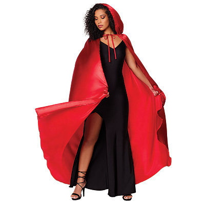 Adult Women Red Lace Cape, $32.99