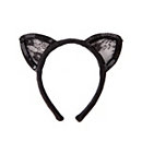 Black Lace Cat Ears - Spirithalloween.com