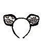 Black Lace Cat Ears