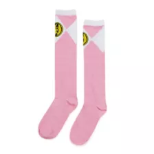 Power Rangers Pink Ranger Knee High Socks at Spirit Halloween
