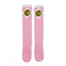Power Rangers Pink Ranger Knee High Socks at Spirit Halloween