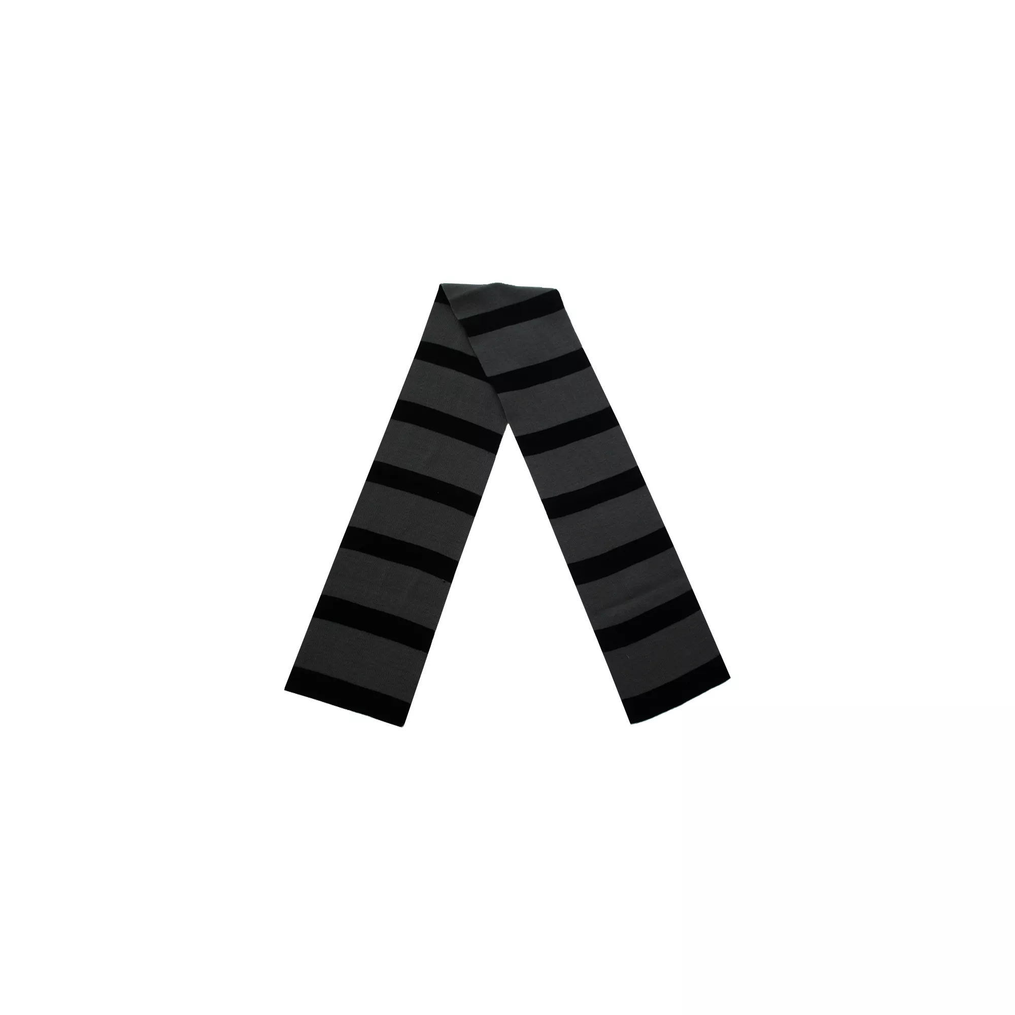 Gray and Black Striped Scarf at Spirit Halloween