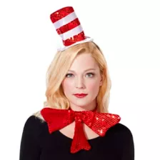 Cat in the Hat Mini Hat Fascinator - Dr. Seuss at Spencer's