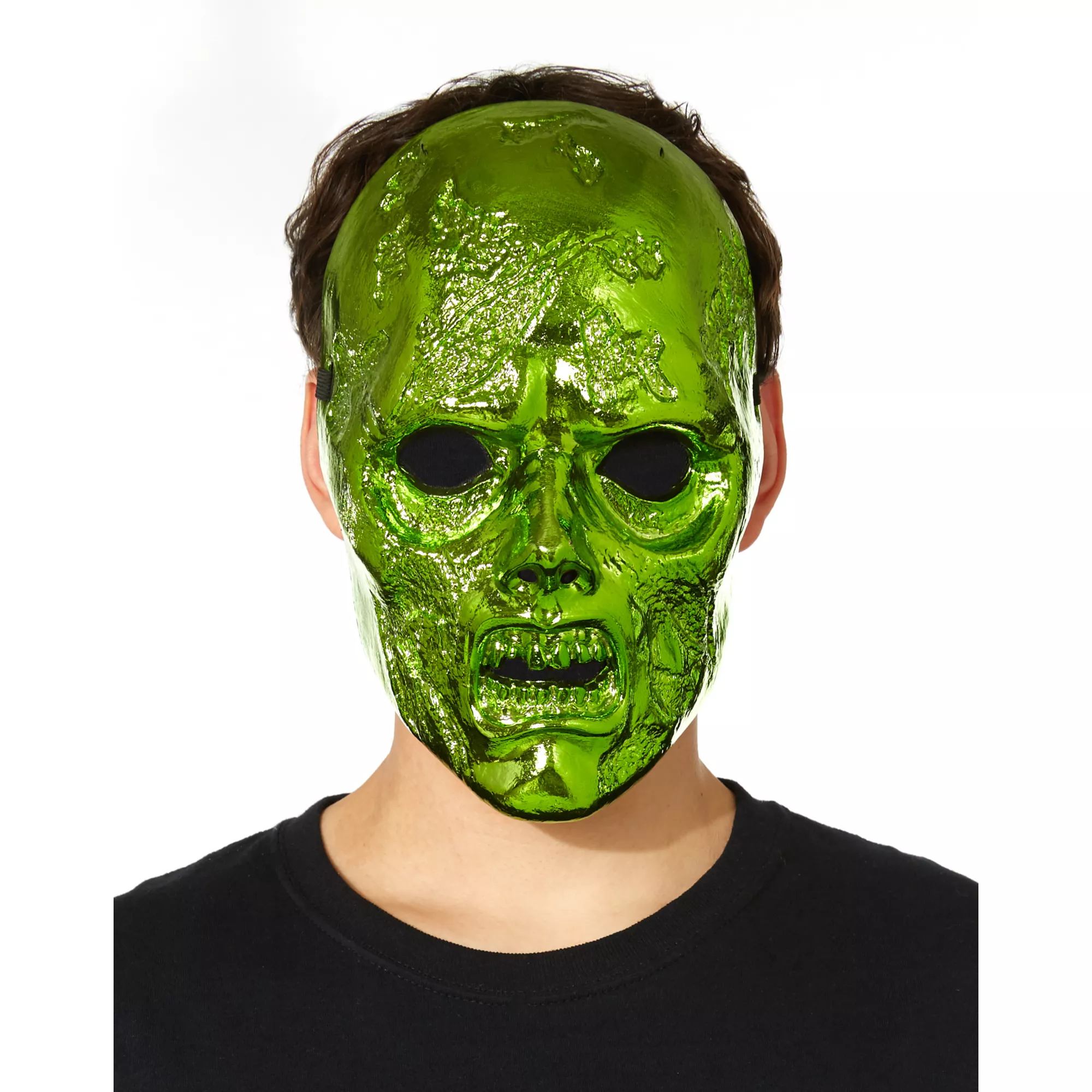 Metallic Zombie Green Mask at Spirit Halloween