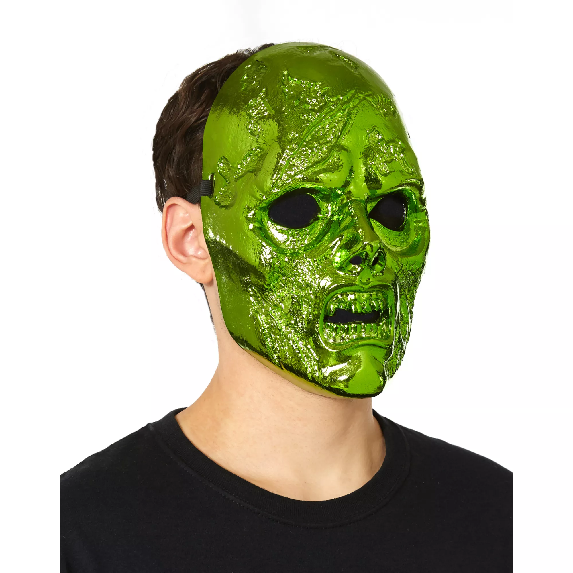 Metallic Zombie Green Mask at Spirit Halloween