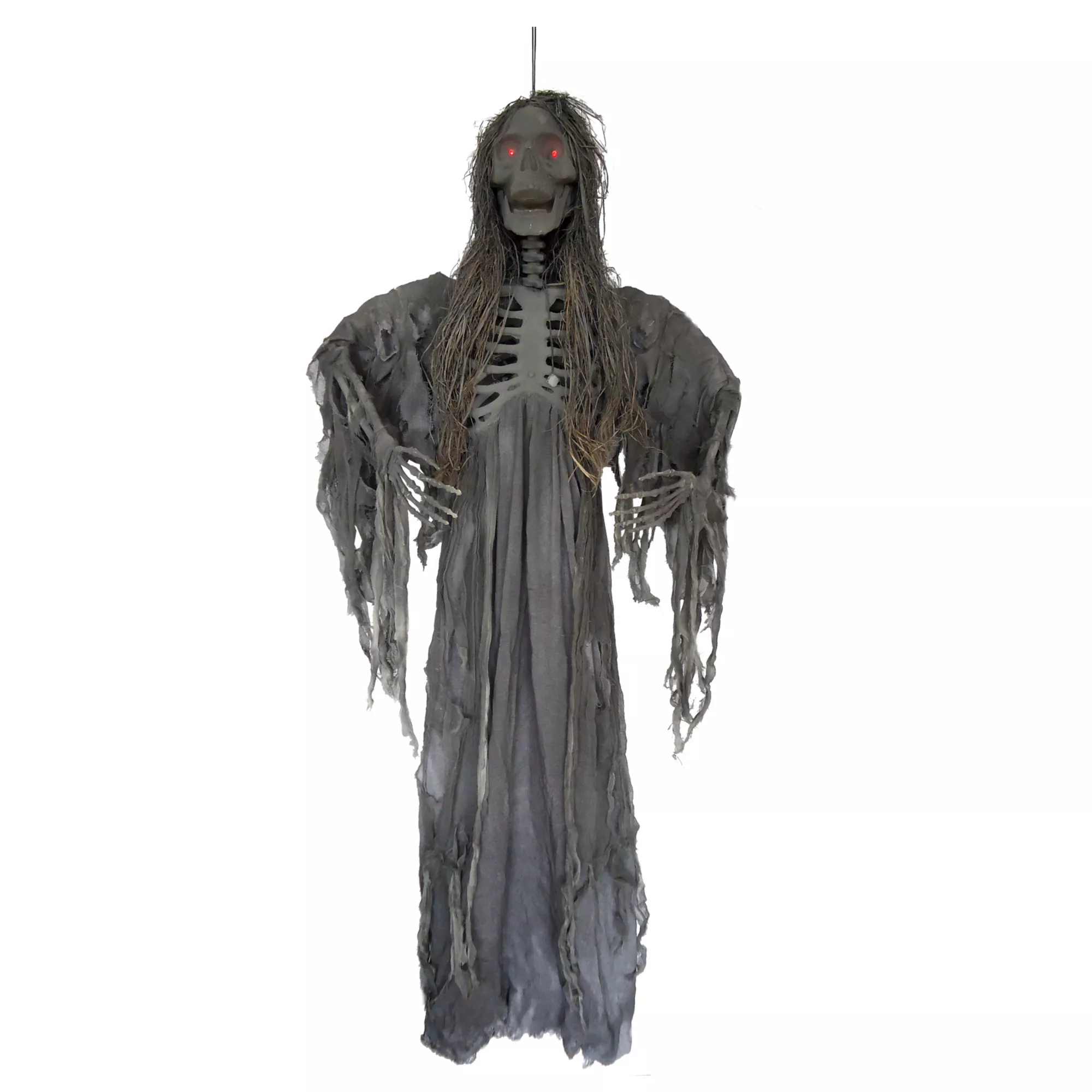 5 Ft Light-Up Eyes Hanging Rotted Girl - Decorations at Spirit Halloween