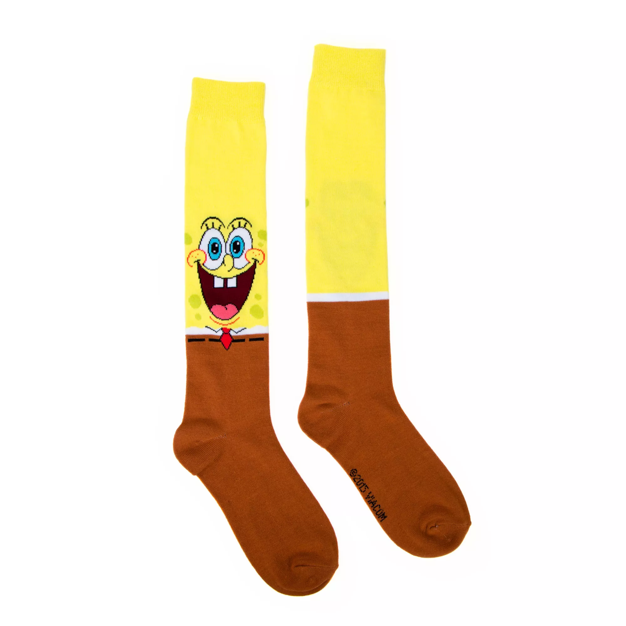 Face Spongebob Squarepants Knee High Socks at Spencer's