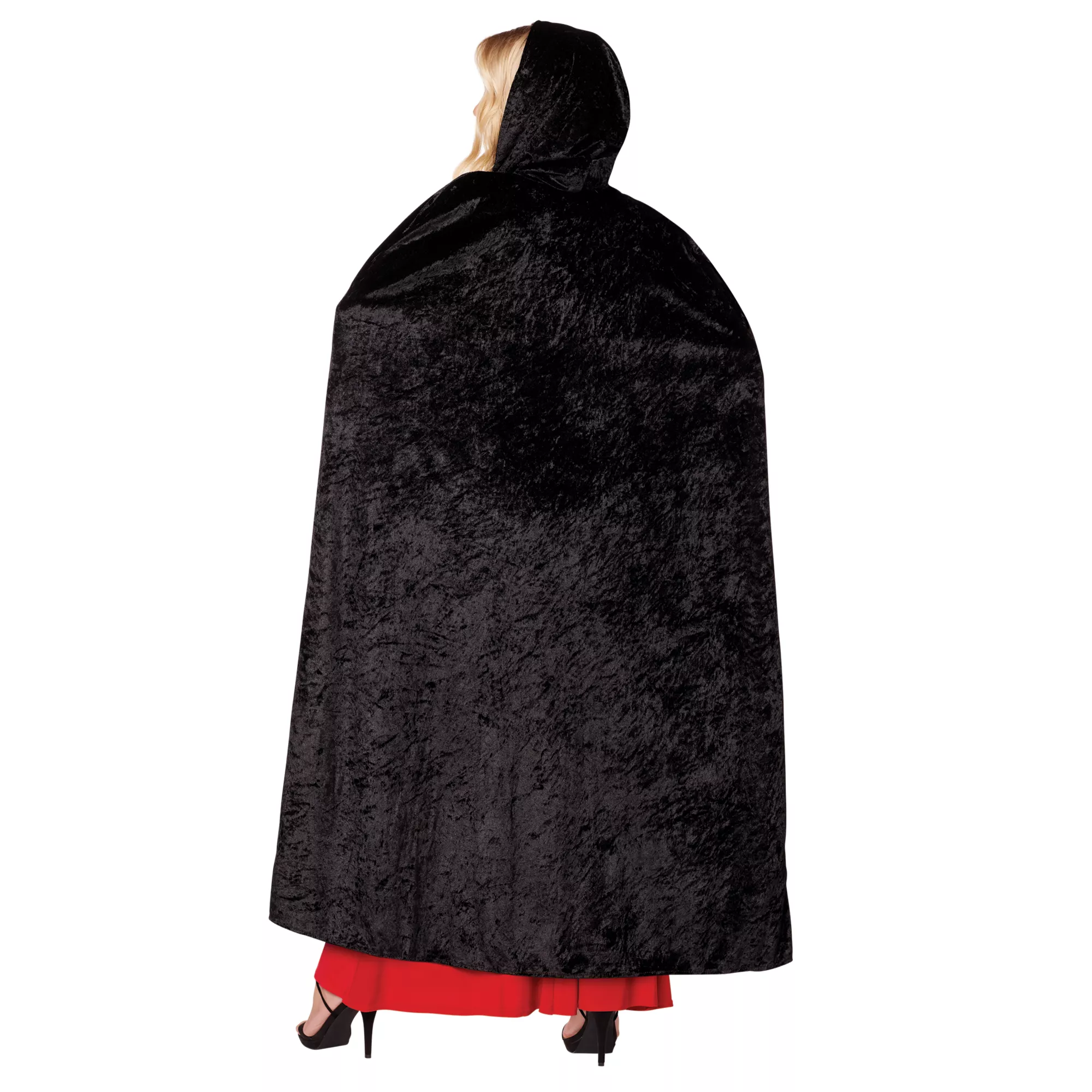 Black Velvet Hooded Womens Cape at Spirit Halloween