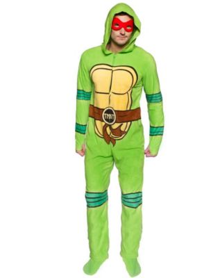 Adult Hooded Footie TMNT Costume - Teenage Mutant Ninja Turtles