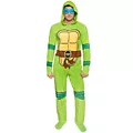 TMNT Hooded Footie Adult Pajamas at Spirit Halloween