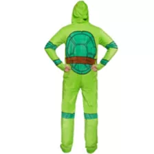 TMNT Hooded Footie Adult Pajamas at Spirit Halloween