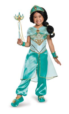 Kids Jasmine Costume Deluxe - Aladdin - Spirithalloween.com