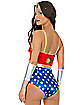 Adult Satin Wonder Woman Bodysuit - DC Comics