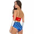 Adult Satin Wonder Woman Bodysuit - DC Comics at Spencer's