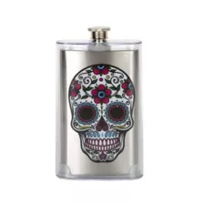 Sugar Skull Flask at Spirit Halloween