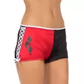 Harley Quinn Boyshort Panties with Lace Up Sides - DC Comics at Spencer's