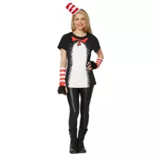 Adult Cat in the Hat T Shirt - Dr. Seuss at Spencer's