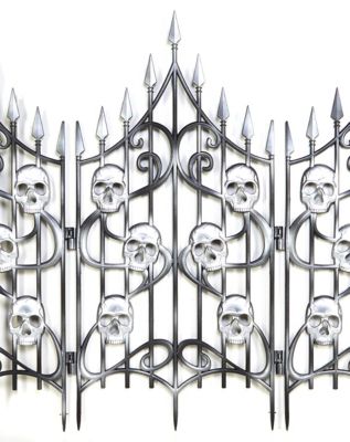 01283993 - 3 Ft Skull Swirl Fence