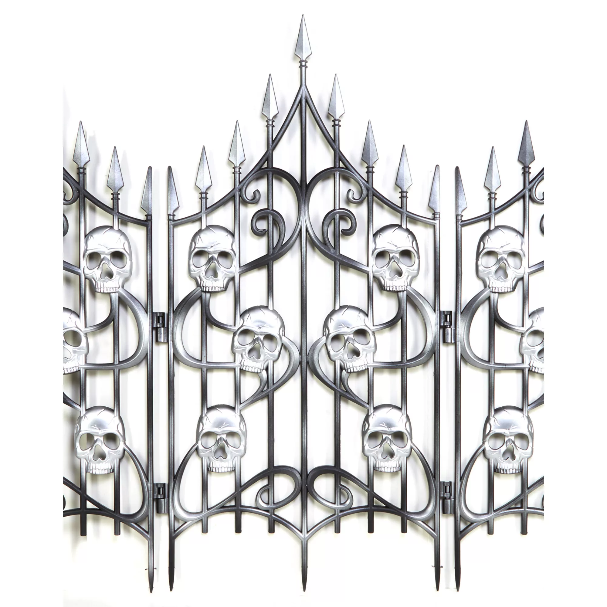 3 Ft Skull Swirl Fence at Spirit Halloween