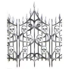 3 Ft Skull Swirl Fence at Spirit Halloween