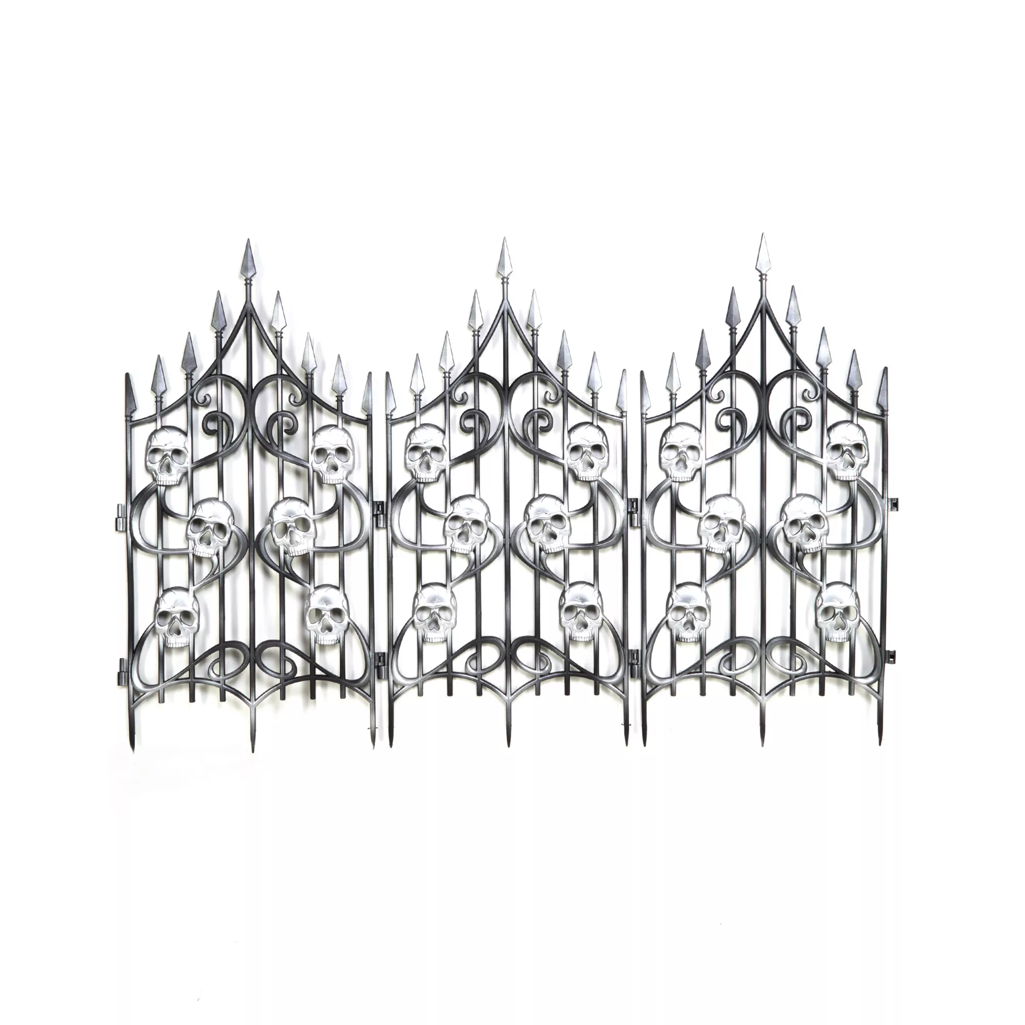 3 Ft Skull Swirl Fence at Spirit Halloween