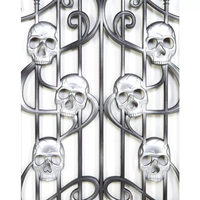3 Ft Skull Swirl Fence at Spirit Halloween
