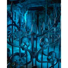 3 Ft Skull Swirl Fence at Spirit Halloween