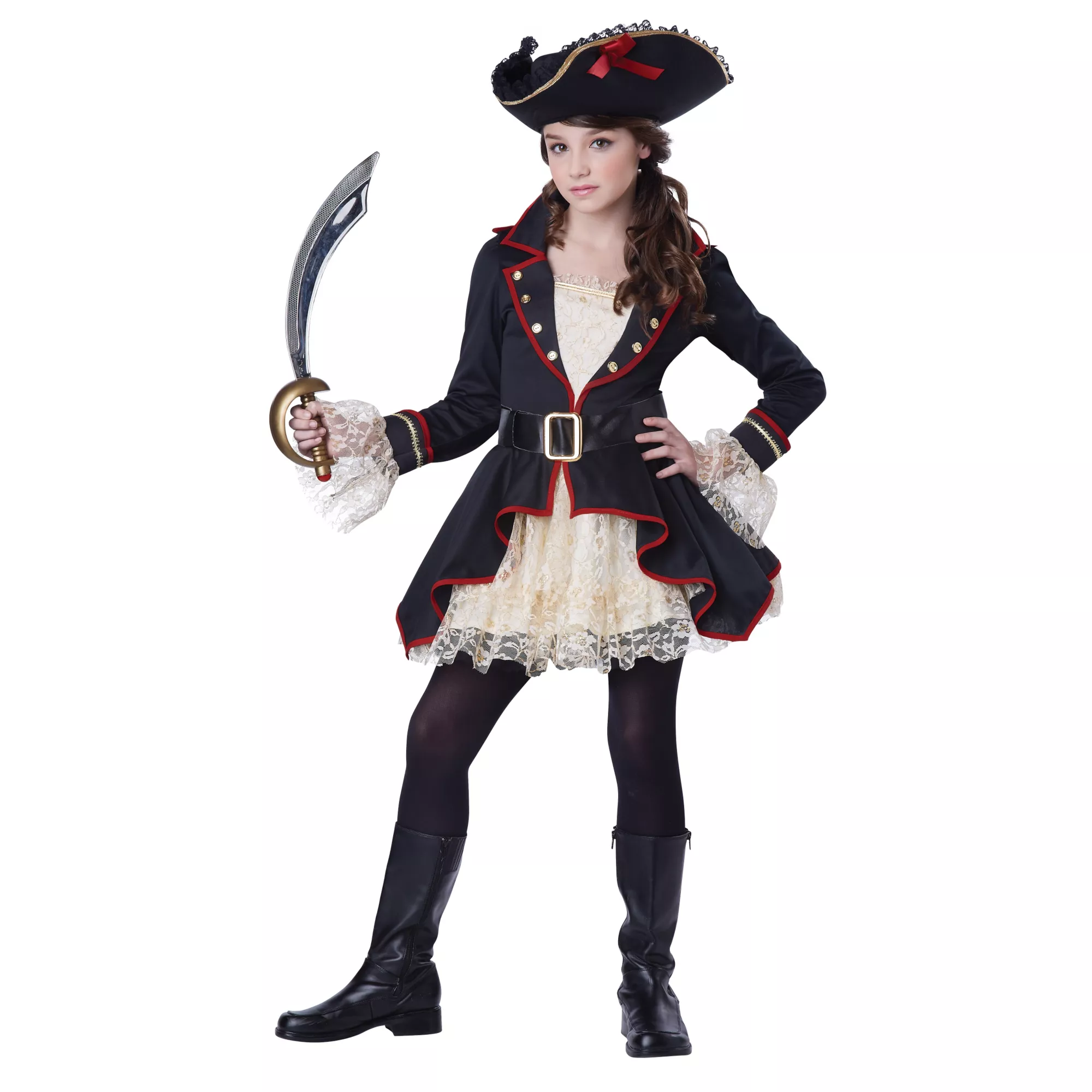 Kids High Seas Captain Pirate Costume at Spencer's