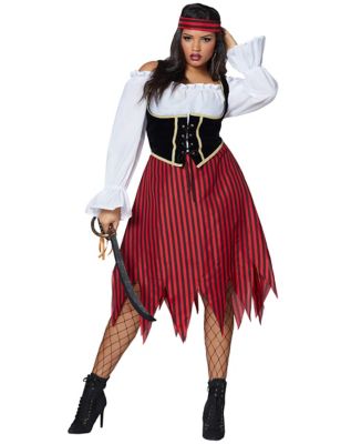 Adult Buccaneer Beauty Pirate Plus Size - Spirithalloween.com