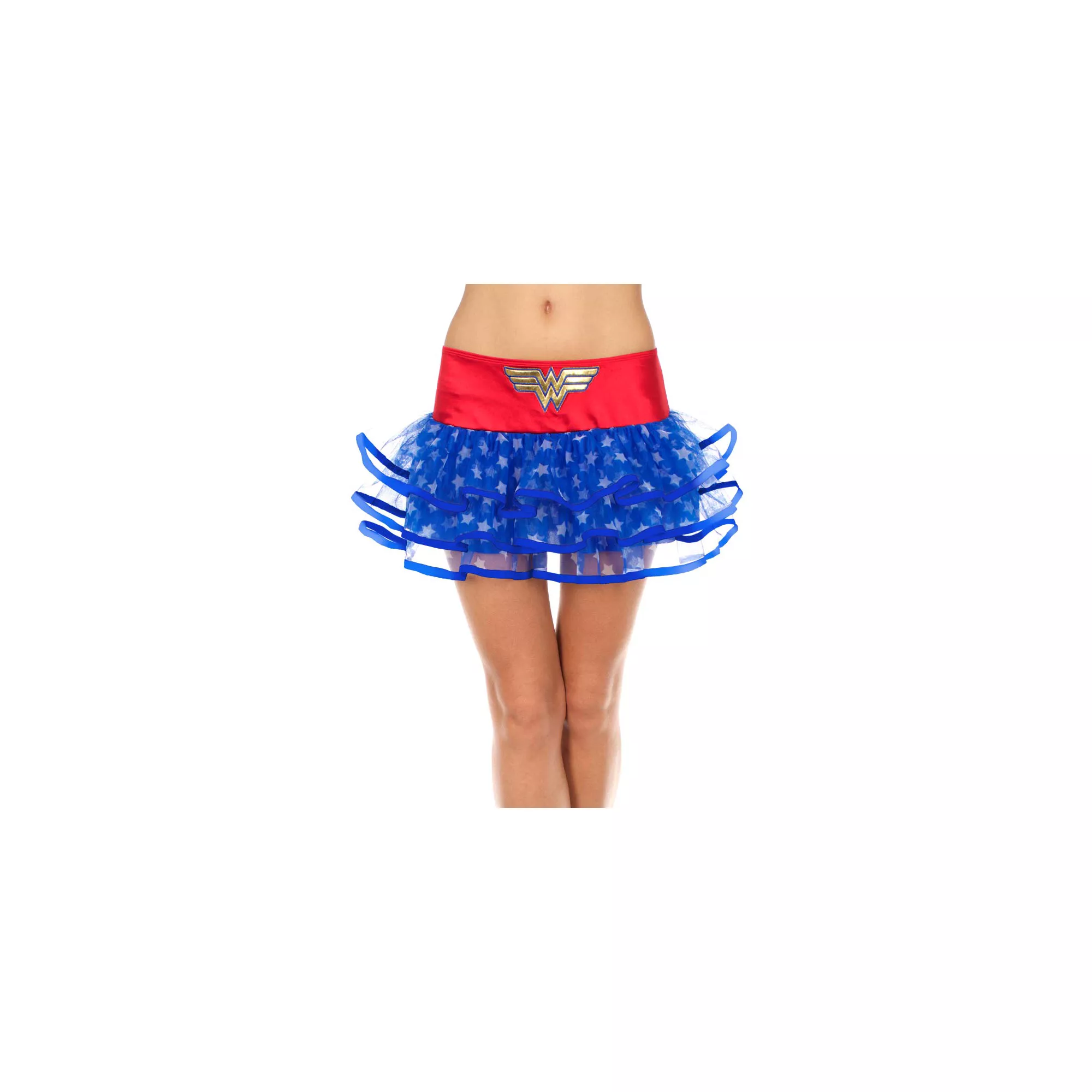Adult Ribboned Wonder Woman Tutu Skirt - DC Comics at Spencer's