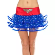 Adult Ribboned Wonder Woman Tutu Skirt - DC Comics at Spencer's