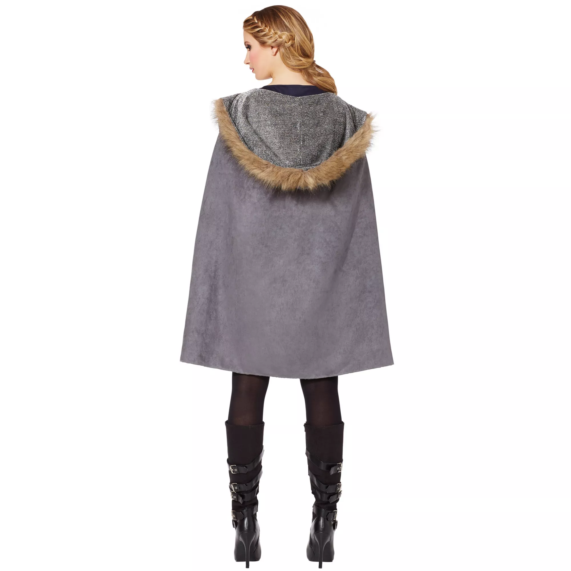 Adult Dark Huntress Costume With Faux Fur at Spencer's