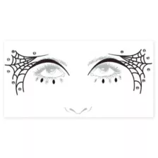 Spider Web Face Tattoo Decal at Spencer's