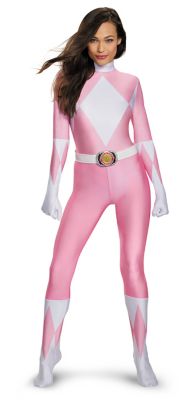 Adult Pink Ranger Bodysuit Costume - Power Rangers