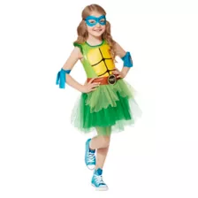 Girls TMNT Deluxe 4 Mask  and Armband Tutu Costume at Spirit Halloween