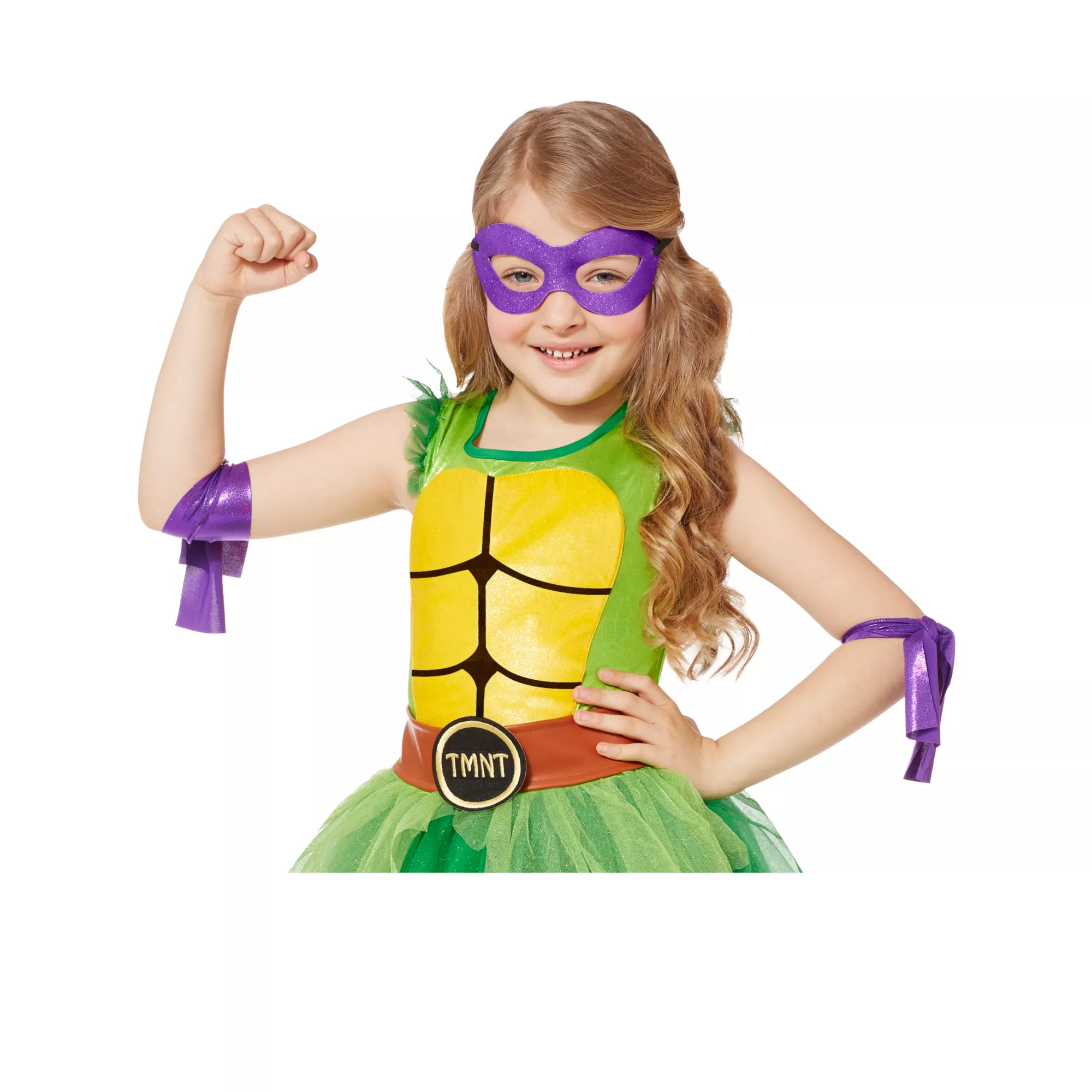 Girls TMNT Deluxe 4 Mask  and Armband Tutu Costume at Spirit Halloween