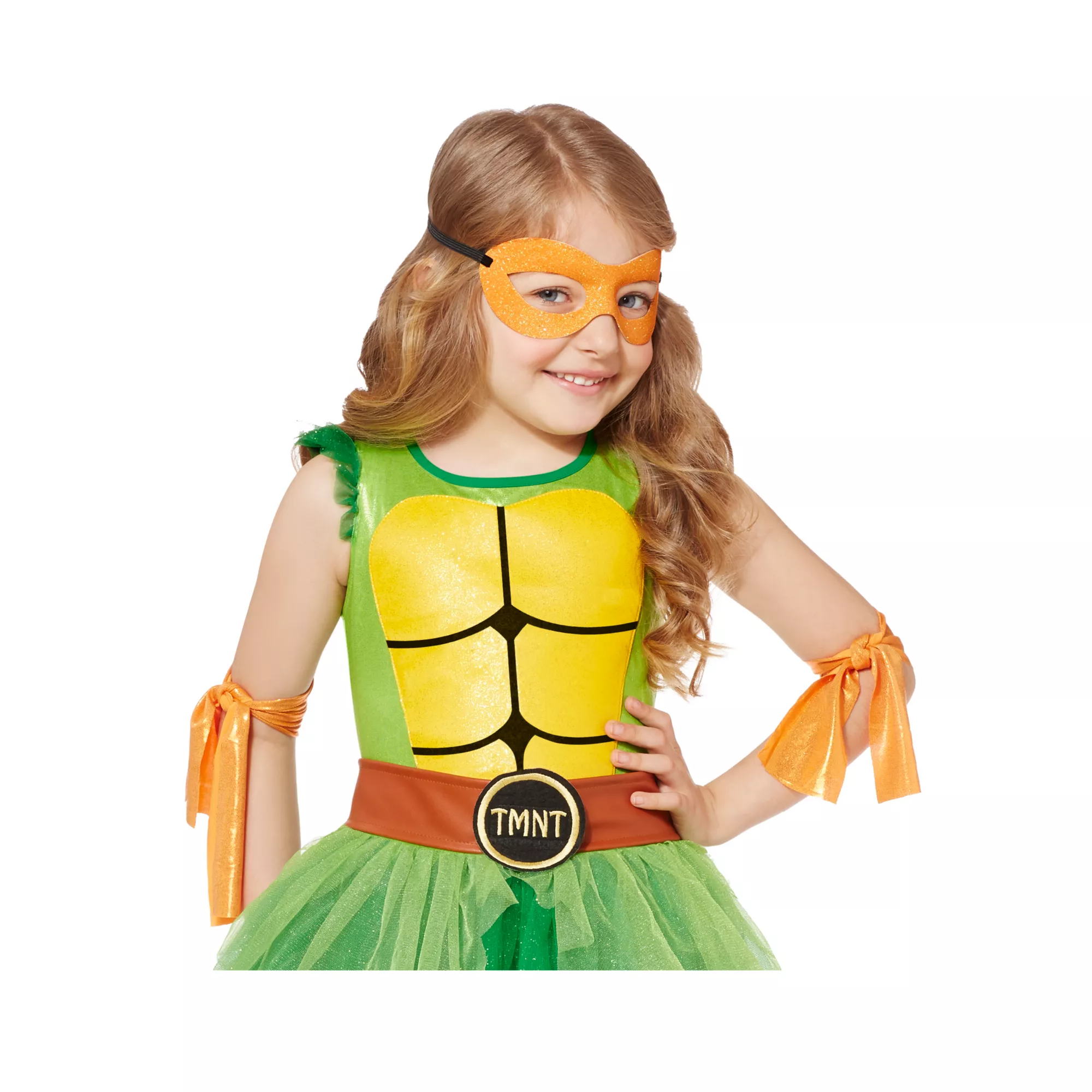 Girls TMNT Deluxe 4 Mask  and Armband Tutu Costume at Spirit Halloween