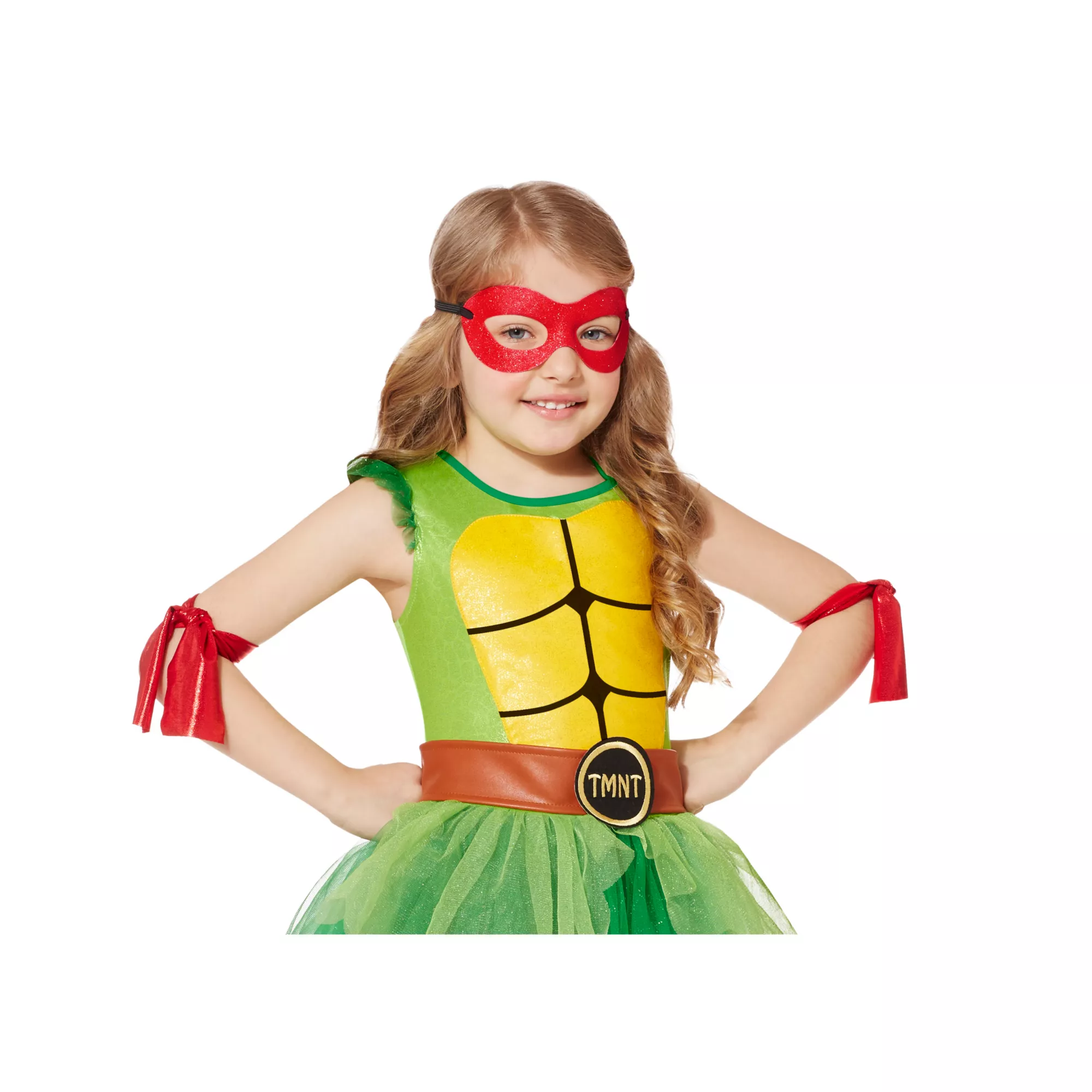 Girls TMNT Deluxe 4 Mask  and Armband Tutu Costume at Spirit Halloween
