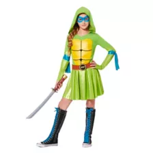 TMNT Deluxe Turtle Hoodie Girls Costume at Spirit Halloween